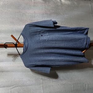 Blue Polo Ralph Lauren T Shirt With Pocket